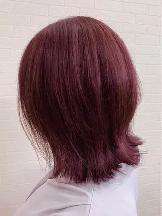 ミディアム 平井 沙希のヘアスタイル