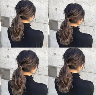 ロング カラー ヘアアレンジ メンズスタイル ly本厚木のヘアスタイル