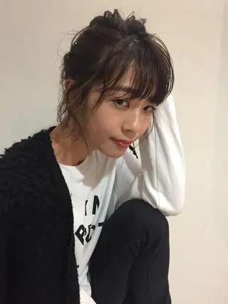 ヘアアレンジ 東 みのりのヘアスタイル