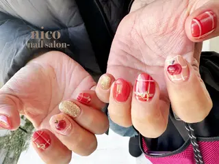 ミディアム nico-nail ️🫧wakanaのネイルデザイン