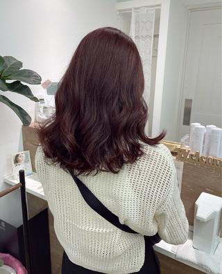 ミディアム カラー アンサイ 成増のヘアスタイル