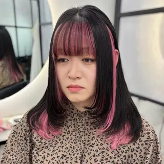 ロング カラー Ren. 🦋デザインカラーのヘアスタイル