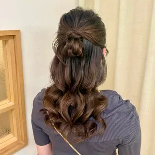 セミロング ヘアアレンジ 褒められヘアメイク /ボブ女子🐶みおのヘアスタイル