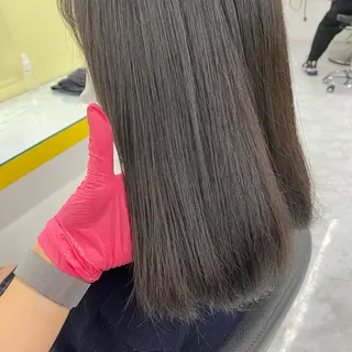 セミロング カラー mai🍑暖色カラー /レイヤー💖のヘアスタイル