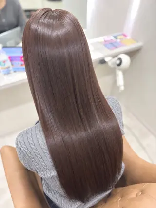 ロング カラー 小川 翠のヘアスタイル