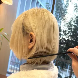ショート カラー 🌈艶ハイトーン🌈 心を込めます🤝涼介のヘアスタイル
