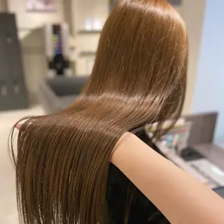 ロング カラー miyu♡̷̷ 韓国ヘア/顔まわりのヘアスタイル