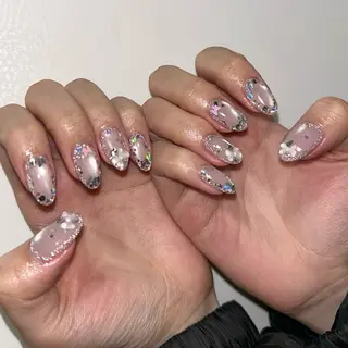 ネイル パラあり！フィルイン 美フォルムのネイルデザイン
