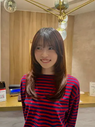 ロング 🤍KIND 堀川留加🤍のヘアスタイル