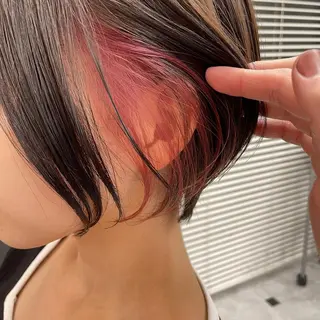 ロング カラー ヘアアレンジ *モデル募集🤍横浜 透明感カラー🫧のヘアスタイル