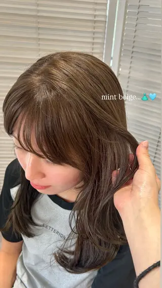 カラー 海琴/透明感カラー 可愛いを仕込む🩰のヘアスタイル