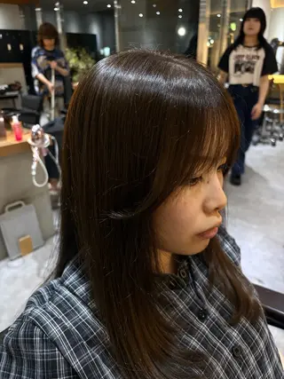 ミディアム 🌿美髪矯正/ 透明感カラー/ルキのヘアスタイル