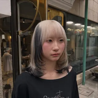 ショート カラー 赤みゼロ/透明感 カラー🌿KANTAのヘアスタイル