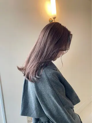 ミディアム カラー sand🎀 Ricoのヘアスタイル