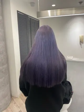 ロング ♡似合わせ ♡ハイトーン♡のヘアスタイル