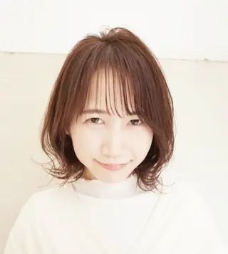 ミディアム カラー ショート/髪質改善/ 【きち】のヘアスタイル