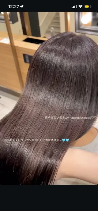 セミロング カラー Hotaru/梅田 /茶屋町のヘアスタイル