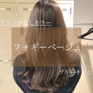 ロング カラー ハイトーン×レイヤー カットTAKUMIのヘアスタイル