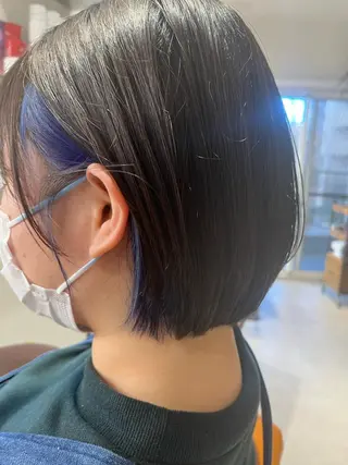 ショート 縮毛矯正 松崎祥のヘアスタイル
