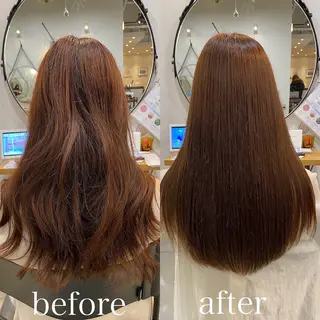 ロング ひがし はるなのヘアスタイル