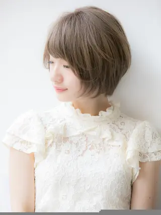 ショート 【広尾/恵比寿】 カットカラーのヘアスタイル