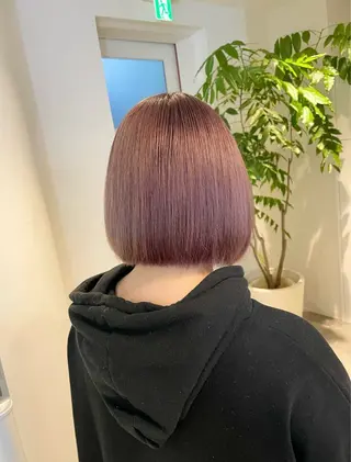 ショート カラー 銀座/ハイトーン/ hayaka 🖤のヘアスタイル