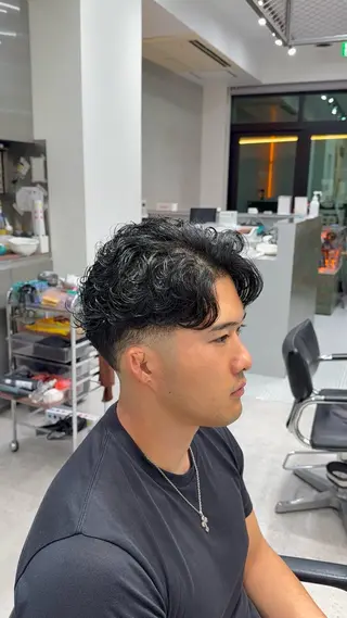 ショート パーマ メンズ fifth 村田 悠輔のヘアスタイル