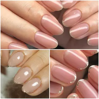 ネイル モチの良さ◉ フィルインネイル♡のネイルデザイン