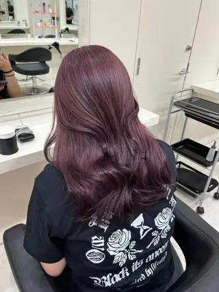 セミロング カラー 💟RINNA 艶カラー💟のヘアスタイル