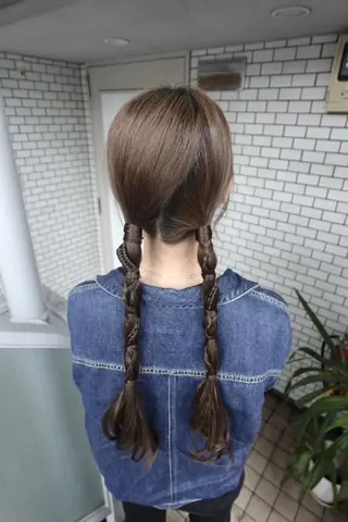 ヘアアレンジ 堀井 れいなのヘアスタイル