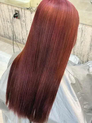 ロング カラー レディースモデル募集 角快利のヘアスタイル