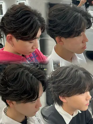 カラー パーマ メンズ 札幌メンズ指名 No. 1/光👑のヘアスタイル