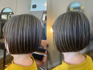 ミディアム カラー 倉谷 恭平のヘアスタイル