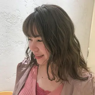 ミディアム 大阪ヴィーガンサロン KANAKOのヘアスタイル