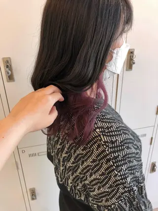 ロング カラー Saori / ボブ /顔周り/カラー🎀のヘアスタイル