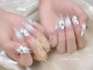 ロング Nail Salon To Be珈月のネイルデザイン