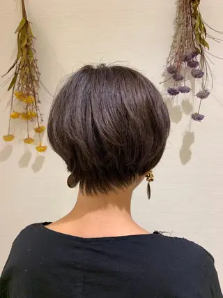 ショート 店長福島成美/髪質 改善縮毛矯正/カラーのヘアスタイル