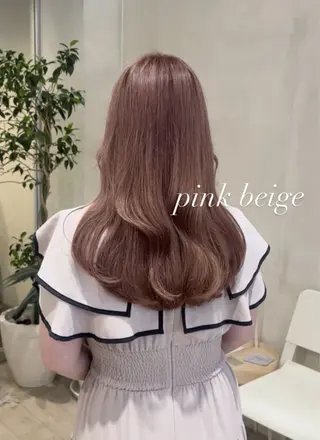 セミロング カラー nakahara madokaのヘアスタイル