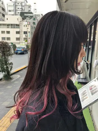 ロング 中村 幸子のヘアスタイル