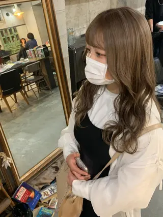 ロング カラー パーマ ヘアアレンジ メンズ キッズ 垢抜けカラー ヒロムのヘアスタイル