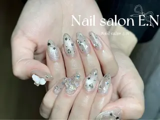 ネイル E.N🦋 長さ出し/持ち込みのネイルデザイン