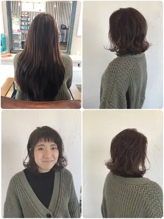ショート カラー パーマ ヘアアレンジ メンズ 豊橋美容院 ソンリエのヘアスタイル