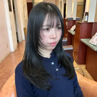 ロング 🌸HONOKA🌸 【グレージュ】のヘアスタイル