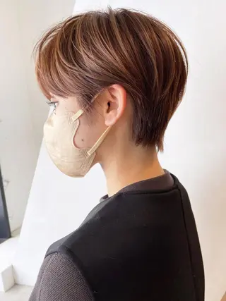 ミディアム パーマ カラー ヘアアレンジ ITbyALBUM 浦和店のヘアスタイル