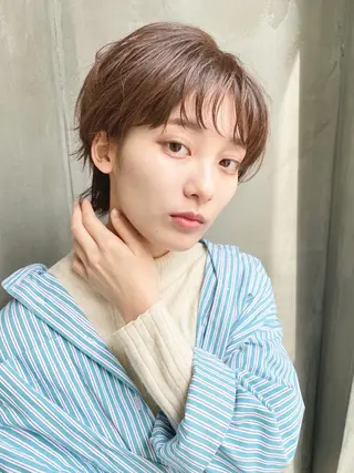 ショート 七尾 彰観のヘアスタイル