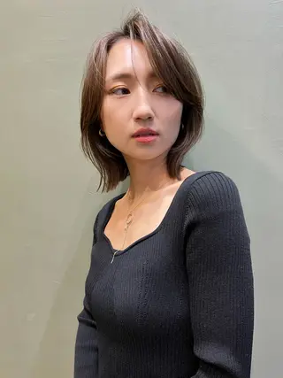 ミディアム 仙台I韓国レイヤー I髪質改善I伊藤拓海のヘアスタイル