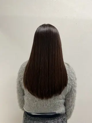 ロング 縮毛矯正特化 RUNAのヘアスタイル
