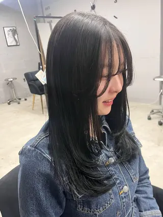セミロング 盛れる透けカラー🎀 似合わせ/uiのヘアスタイル