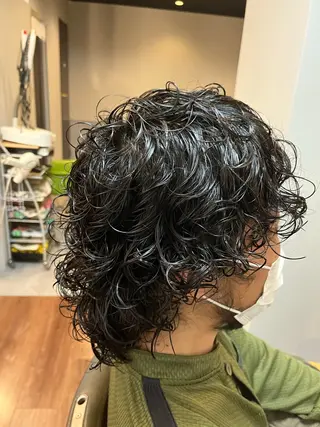 ミディアム 渡辺 竜太のヘアスタイル