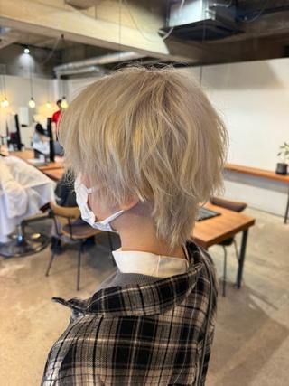 ショート NAO/レイヤー🌷 /ハイトーンカラー✨のヘアスタイル